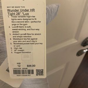 Light grey Wunder Under Tight 28”